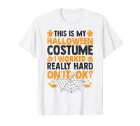 Funny Easy This Is My Halloween Costume DIY Last Minute T-Shirt