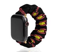 Funny Eat Colorado Flag Watch Band Compatible with IWatch Bands Series 6 5 4 3 2 1 Elastic Replacement Wristband