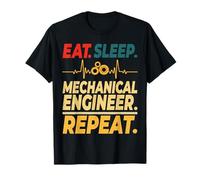 Funny Eat Sleep Mechanical Engineer Repeat Engineering Gifts T-Shirt