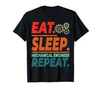 Funny Eat Sleep Mechanical Engineer Repeat Engineering Gifts T-Shirt