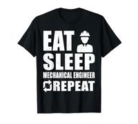 Funny Eat Sleep Mechanical Engineer Repeat Engineering Gifts T-Shirt