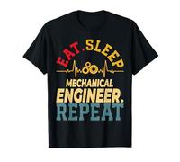 Funny Eat Sleep Mechanical Engineer Repeat Engineering Gifts T-Shirt