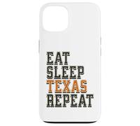 Funny Eat Sleep Texas Repeat, Great State of Texas Souvenir Case for iPhone 13