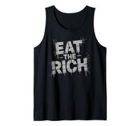 Funny EAT The Rich Socialist Anti Capitalist Rights Unite Tank Top