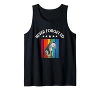 Funny Ed the Zebra | Never Forget Ed the Zebra Captured Tank Top