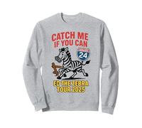 Funny Ed the Zebra Running Animal Escape Meme Sweatshirt