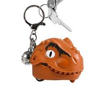 Funny Educational Joke, Dinosaur Biting Toy Keyring - Party Meetings Indoor Social Home School Nursery Bag Backpack Purse
