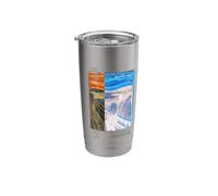 Funny Edvard Munch Scream Famous Art Graphic Stainless Steel Insulated Tumbler