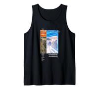 Funny Edvard Munch Scream Famous Art Graphic Tank Top