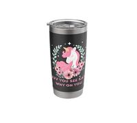 Funny Eff You -Lucky & Magical Unicorn Spirit Animal, Womens Stainless Steel Insulated Tumbler