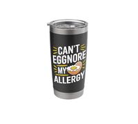 Funny Egg Allergy Pun - Egg Tolerance Egg Intolerance Stainless Steel Insulated Tumbler