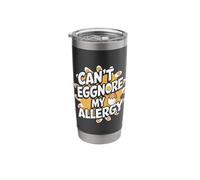 Funny Egg Allergy Pun - Egg Tolerance Egg Intolerance Stainless Steel Insulated Tumbler