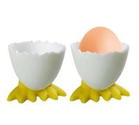 Funny Egg Cups | 2 Pack Chicken Feet Boiled Egg Holder | Novelty Egg Cup | Cute Cartoon Breakfast Egg Tray for Kids | Microwavable Egg Stand Tool for Kitchen