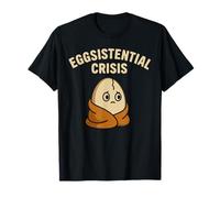 Funny Eggsistential Crisis, Sarcastic Overthinker T-Shirt