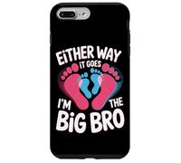Funny Either Way It Goes I'm The Big Bro Sibling Reveal Case for iPhone 7 Plus/8 Plus