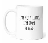 Funny El Paso Mug Luxury Coffee Mug Novelty Ceramic Drinkware for Cappuccino Home Hot Chocolate Everyday Use 330Ml