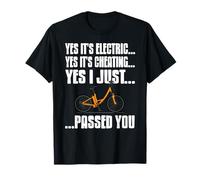 Funny Electric Bike Rider Passed You Joke T-Shirt