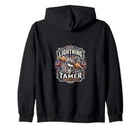 Funny Electrician Craftsmen Electric Engineer Zip Hoodie