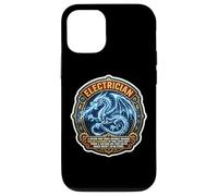 Funny Electrician Definition Electrical Worker Dragon Master Case for iPhone 12/12 Pro