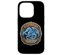 Funny Electrician Definition Electrical Worker Dragon Master Case for iPhone 14 Pro