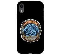 Funny Electrician Definition Electrical Worker Dragon Master Case for iPhone XR