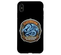 Funny Electrician Definition Electrical Worker Dragon Master Case for iPhone XS Max