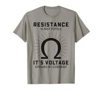 Funny Electrician Resistance Is Not Futile T-Shirt