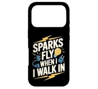 Funny Electrician Sparks Fly When I Walk In Case for iPhone 17 Pro
