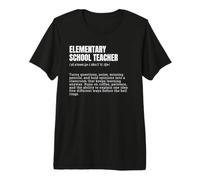 Funny Elementary School Teacher Definition Premium T-Shirt