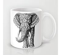 Funny Elephant Coffee Mug Elephant Pattern Unique Christmas Coffee Mug
