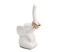 Funny Elephant Gifts White Elephant Ring Tray Elephant Ring Holder Elephant Ring Jewelry Tray Ring Holder for Living Room, Bedroom, Home Decoration, Holiday Gifts