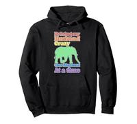 Funny Elephant Lady Driving My Husband Crazy Pullover Hoodie, Adult Unisex, Black, Medium