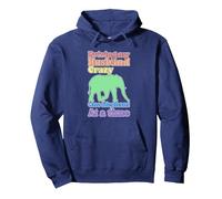 Funny Elephant Lady Driving My Husband Crazy Pullover Hoodie, Adult Unisex, Navy Blue, Small