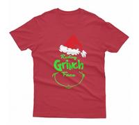 Funny Elf Santa Claus Grinch Tree Xmas Gift Family Matching Christmas T Shirt #MC494 Red M