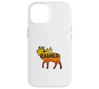 Funny Elk Hunting Elkaholic for Deer Hunters Case for iPhone 14