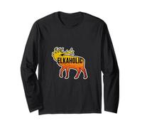 Funny Elk Hunting Elkaholic for Deer Hunters Long Sleeve T-Shirt