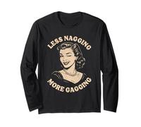 Funny Embarrassing Inappropriate Women Cringey Adult Themed Long Sleeve T-Shirt