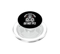 Funny Emotional Support Husband Do Not Pet Saying PopSockets PopGrip for MagSafe
