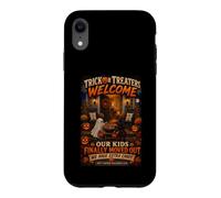 Funny Empty Nester Halloween Trick or Treat Candy Design Case for iPhone XR