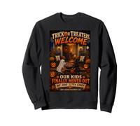 Funny Empty Nester Halloween Trick or Treat Candy Design Sweatshirt