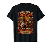 Funny Empty Nester Halloween Trick or Treat Candy Design Value Graphic T-Shirt