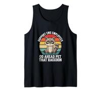 Funny EMT Paramedic Raccoon Support EMS Employees Tank Top