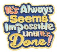 Funny Enamel Pin "I Am Beautiful" - Quote Lapel Pin for Clothes, Klein, Non-precious metal