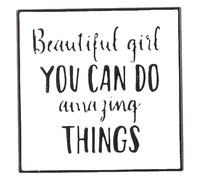 Funny Enamel Pin "I Am Beautiful" - Quote Lapel Pin for Clothes, Klein, Non-precious metal