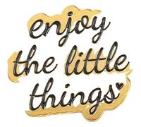 Funny Enamel Pin "I Am Beautiful" - Quote Lapel Pin for Clothes, Klein, Non-precious metal