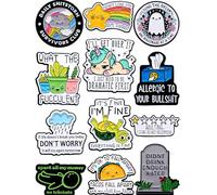 Funny Enamel Pins for Adults - Metal Humorous Sarcastic Pins for Backpacks, Jackets & Hats - Gift for Coworkers & Friends, No Size, Metal, no gemstone