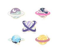 Funny Enamel Pins Set Protect Earth Ocean Environmental Planet Lapel Pin Brooch Badges Funny Pins for Backpacks Badges Jackets Hats Accessories for Women Men, M, Metal, no gemstone