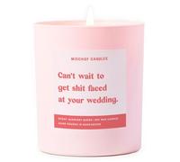 Funny Engaged Gift for Couple Gifts Engagement Scented Soy Wax Pink Candle (Can't Wait to Get S***Faced)
