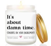 Funny Engagement Gifts for Couples, Lavender Scented Engagement Candle