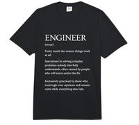 Funny Engineer Definition Sarcastic Dictionary Comfort Colors Adult Heavyweight T-Shirt